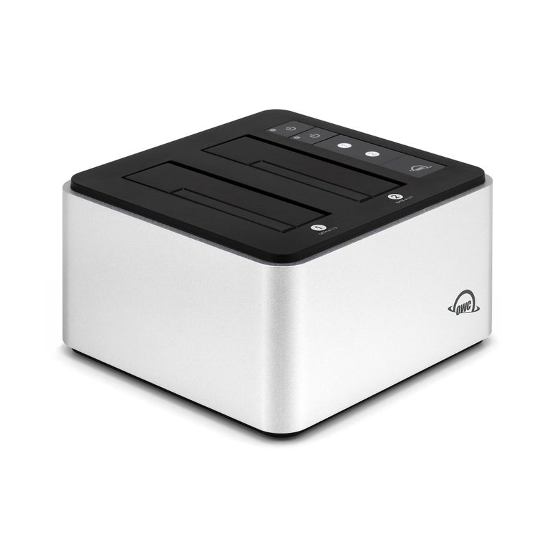 OWC حل قاعدة محرك OWC USB-C مزدوجة، USB 3.1 الجيل 2، لجهاز ماك وبي سي، (OWCTCDRVDCK) - Image 1